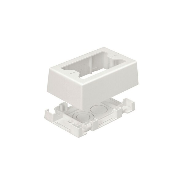 Panduit RACEWAY JUNCTION BOX SGL GANG, FOR TYPE 1&C RACEWAY, OFF WHITE ROHS JBX3510IWA Zoro